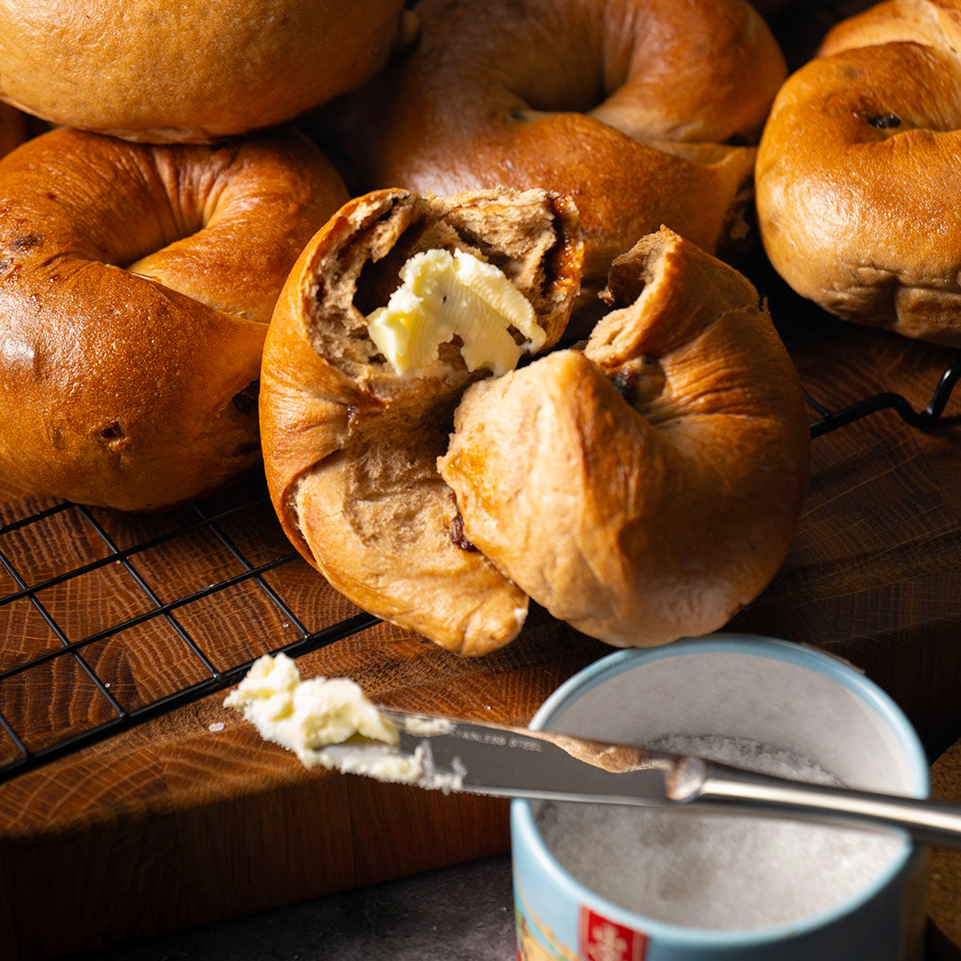 シナモンレーズンベーグル