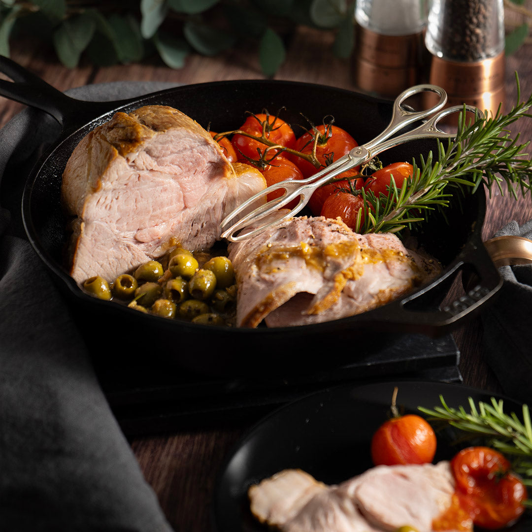 豚肩ロースのレモンハーブ焼き