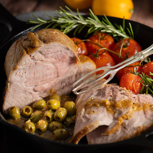 豚肩ロースのレモンハーブ焼き